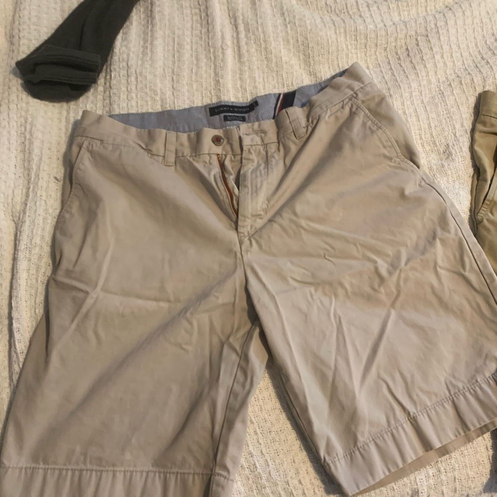 Tommy hilfiger grey khaki shorts